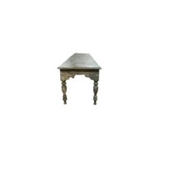 Salontafel blauw met 6 poten uniek