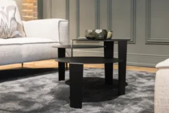 Salontafel Cascado Ø50 brons - set van 3
