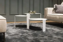 Salontafel Cascado Ø50 brons - set van 3