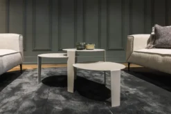 Salontafel Cascado Ø50 grijs - set van 3
