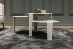 Salontafel Cascado Ø50 grijs - set van 3