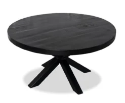 Salontafel Daan Ø90 cm zwart