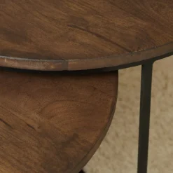 Salontafel De Bokke Bruin (Set van 2)