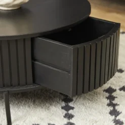 Salontafel De Bokke rond Zwart