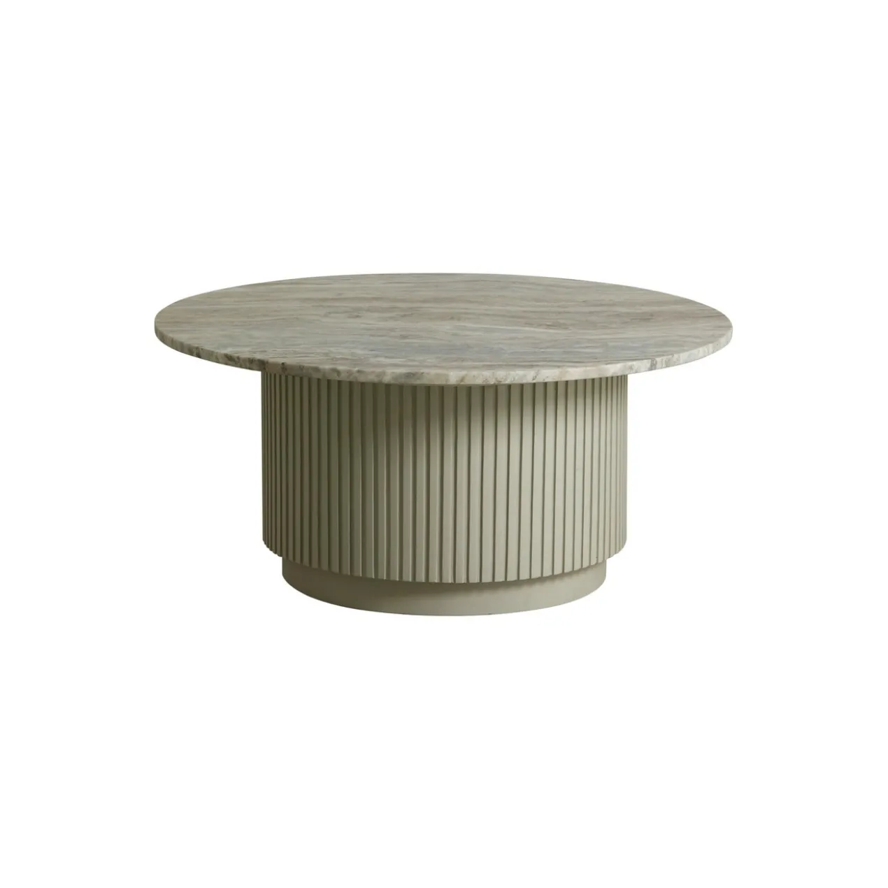 Salontafel Erie beige Ø90 cm