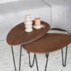 Salontafel Fabio Mangohout – Set van 2