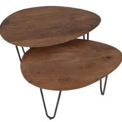 Salontafel Fabio Mangohout – Set van 2