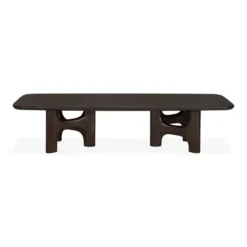 Salontafel Flow mahonie rose brown 150x60 cm