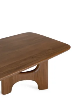 Salontafel Flow teak wild brown 150x60 cm