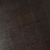 Salontafel Grooves teak zwart/bruin 140x110 cm