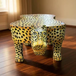Salontafel hout tijger uniek