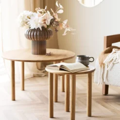 Salontafel Joëlle naturel Ø70 cm
