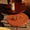 Salontafel Julia bordeaux - set van 2