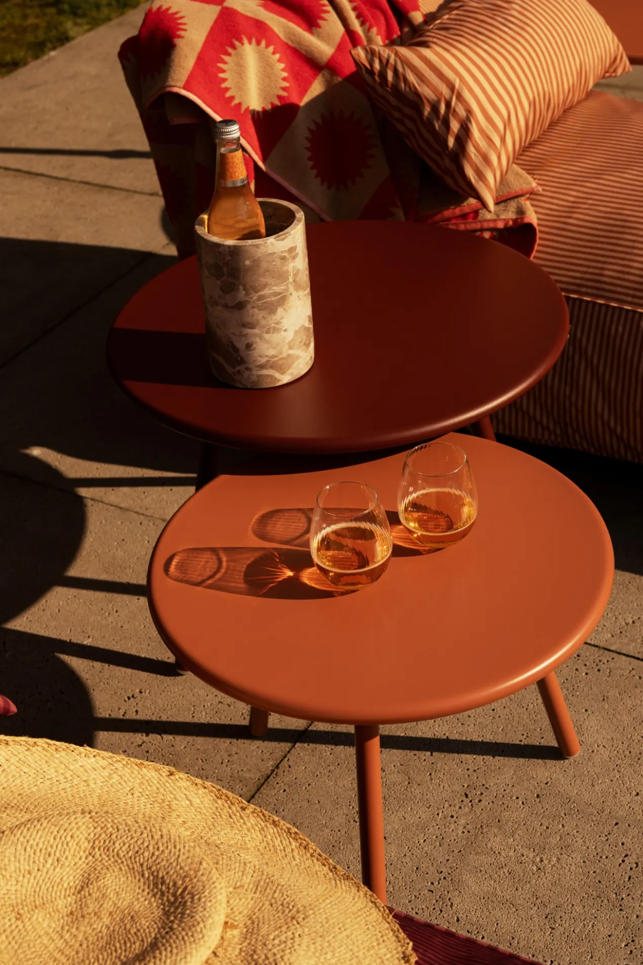 Salontafel Julia soft terra - set van 2