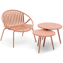 Salontafel Julia soft terra - set van 2