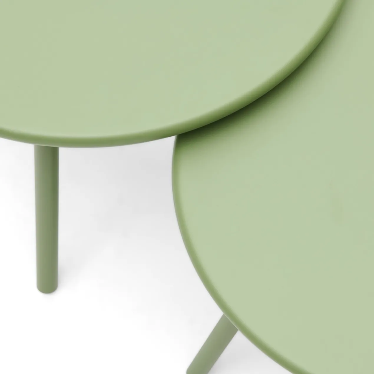 Salontafel Julia warm green - set van 2