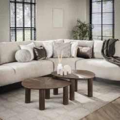 Salontafel Kib Duo Driehoekig Set