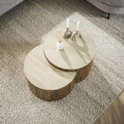 Salontafel Limestone Eclips