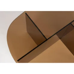 Salontafel linea bruin