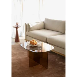 Salontafel linea bruin