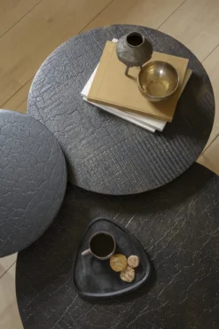Salontafel Luna whisky Ø80 cm