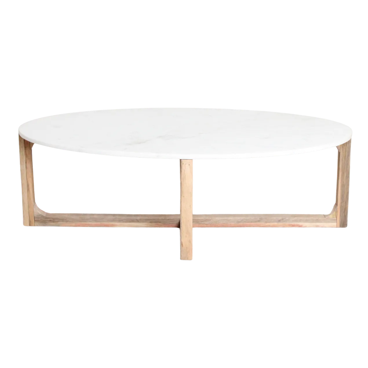Salontafel Marmer Ovaal Wit