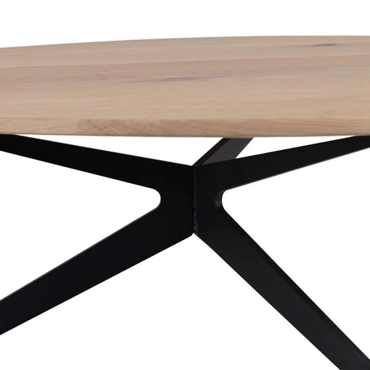 Salontafel Mico groove naturel 88x78x32 cm