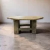 Salontafel naturel Ø135 cm uniek robuust uniek