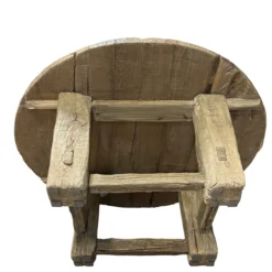 Salontafel naturel Ø135 cm uniek robuust uniek