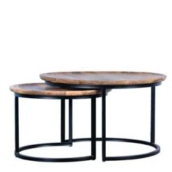 Salontafel Nova naturel - set van 2
