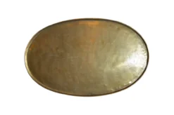 Salontafel Ovaal goud zwart 96,5