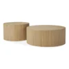 Salontafel Roller Max 80 cm eiken geolied