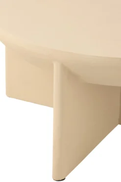 Salontafel Ronde Mangohout beige