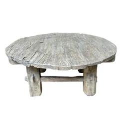 Salontafel rond naturel finish uniek
