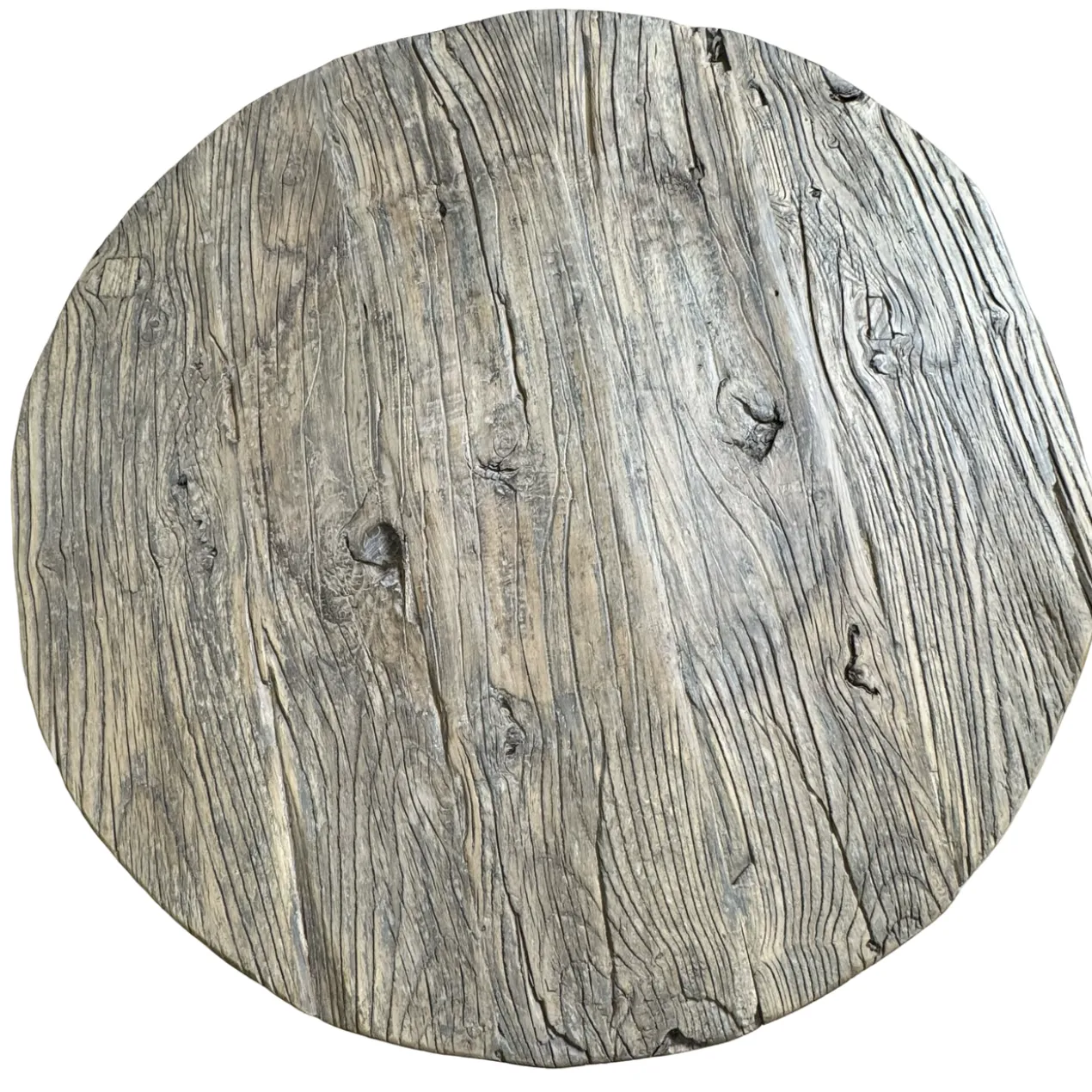 Salontafel rond naturel finish uniek