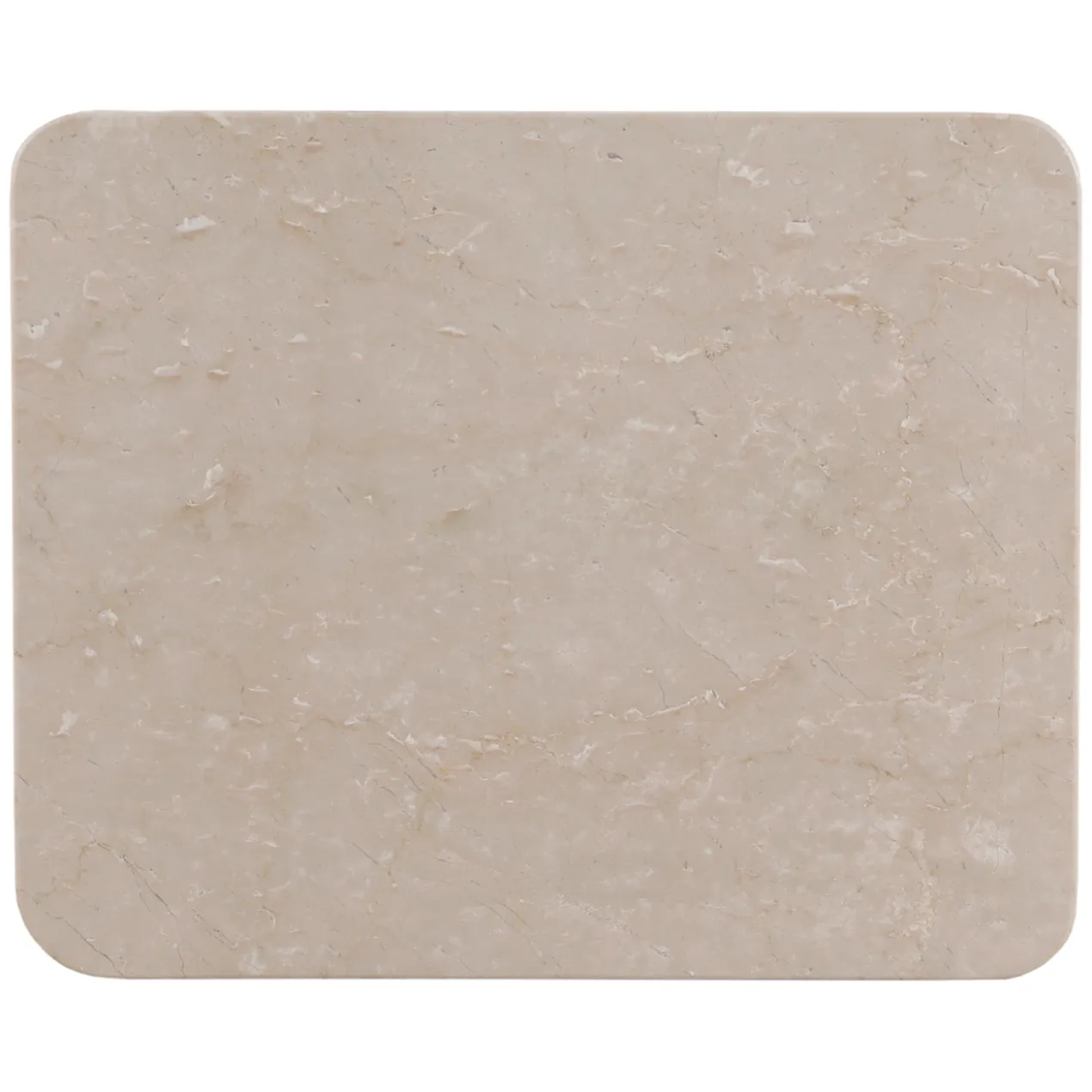 Salontafel Rondo bruin/wit marmer