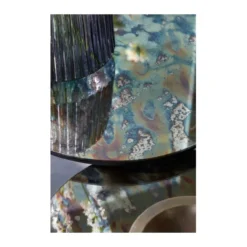 Salontafel Tabun glas en mat zwart set van 2