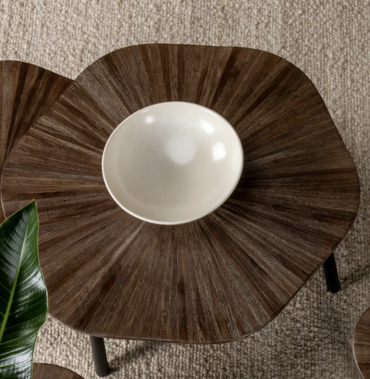 Salontafel Tampa hexagon - set van 2