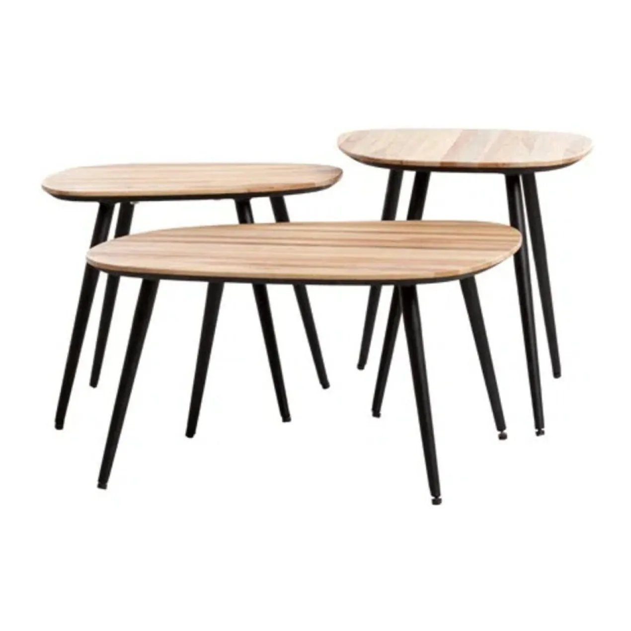 Salontafel Viejo naturel - set van 3