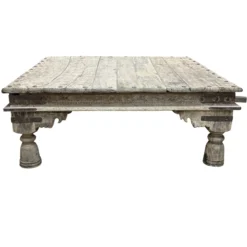Salontafel vierkant groot uniek naturel