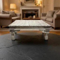 Salontafel vierkant groot uniek naturel