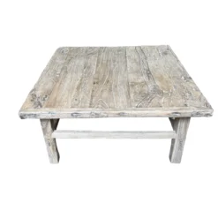 Salontafel vierkant naturel uniek