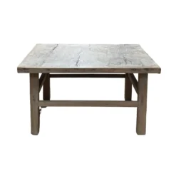 Salontafel vierkant naturel uniek