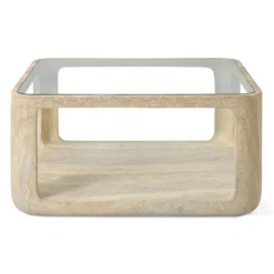 Salontafel Yobeko Travertine Texture