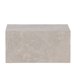 Salontafel Zayn 80x60 cm marmer grijsbeige