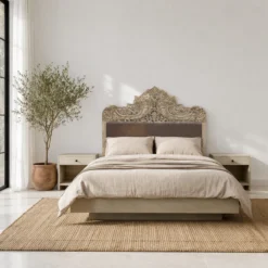 Samar - Vintage Mangohouten Bedframe