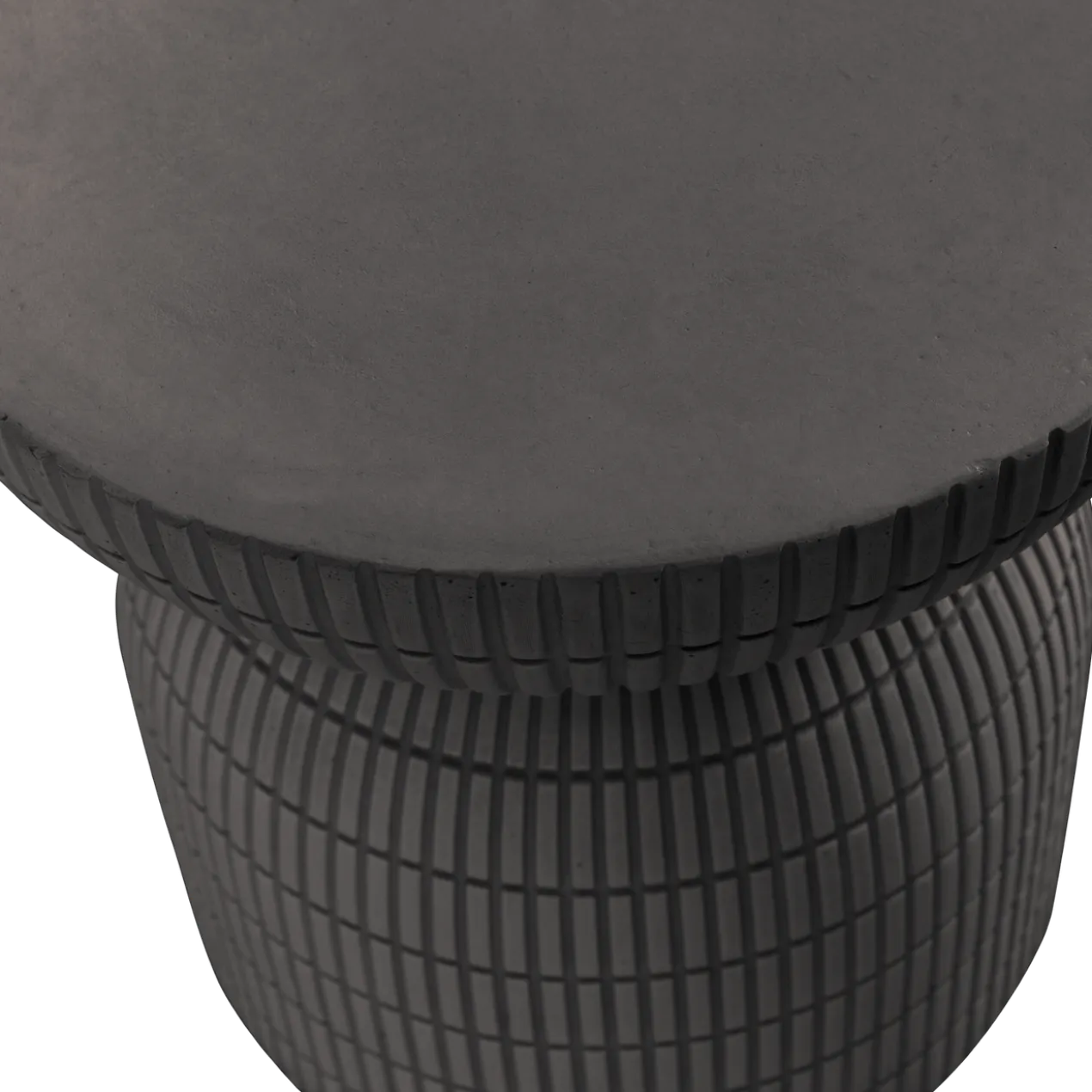 Samson bijzettafel fiber clay coffee 44xo37 cm