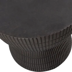 Samson bijzettafel fiber clay coffee 35xo40 cm