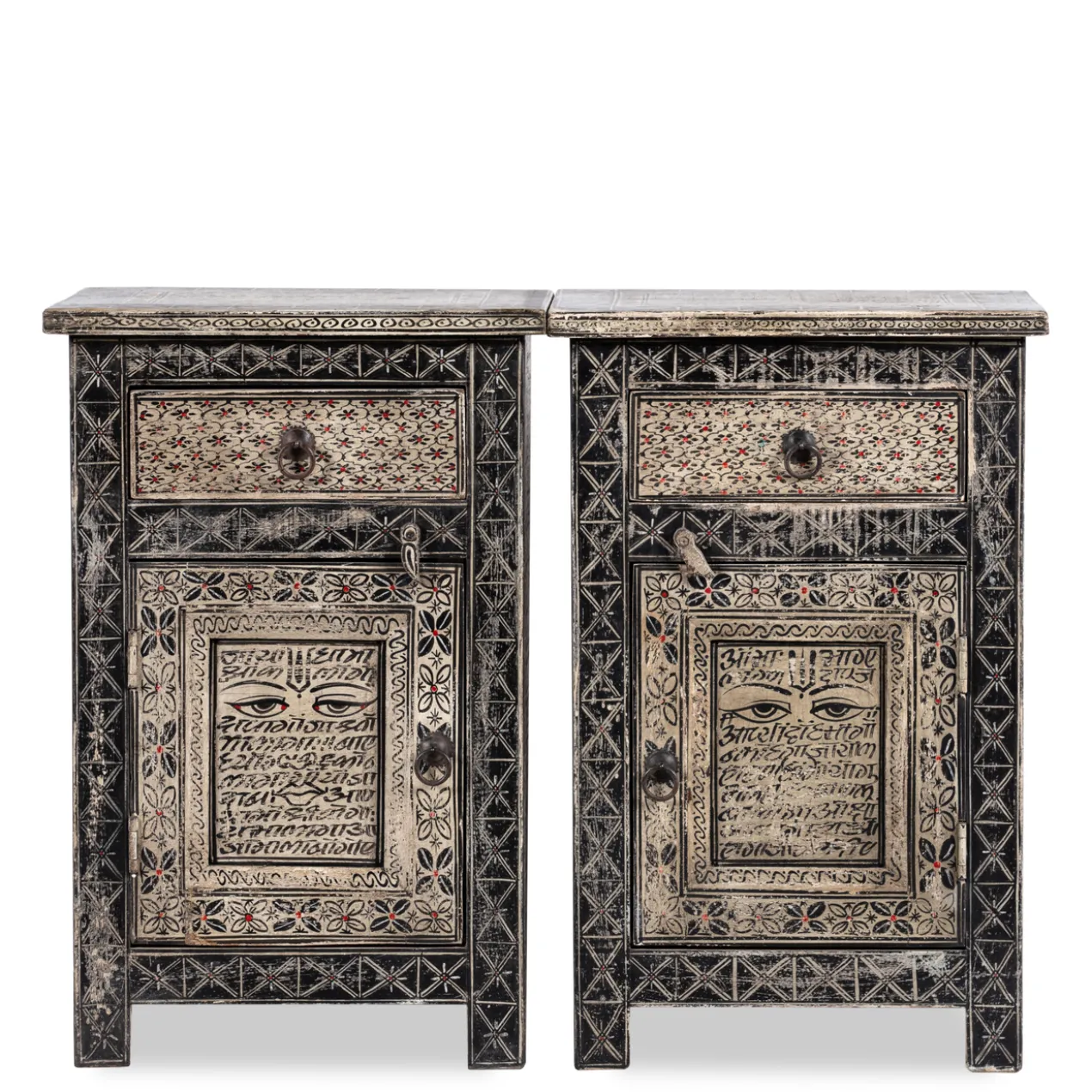 Sanskrit - Vintage Nachtkastjes Set 70cm