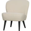 Sara fauteuil boucle creme